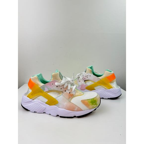 NEW Nike Air Huarache Run GS Supernova Tie-Dye FJ7715-171 Sneakers Youth Size 7Y - Picture 2 of 6
